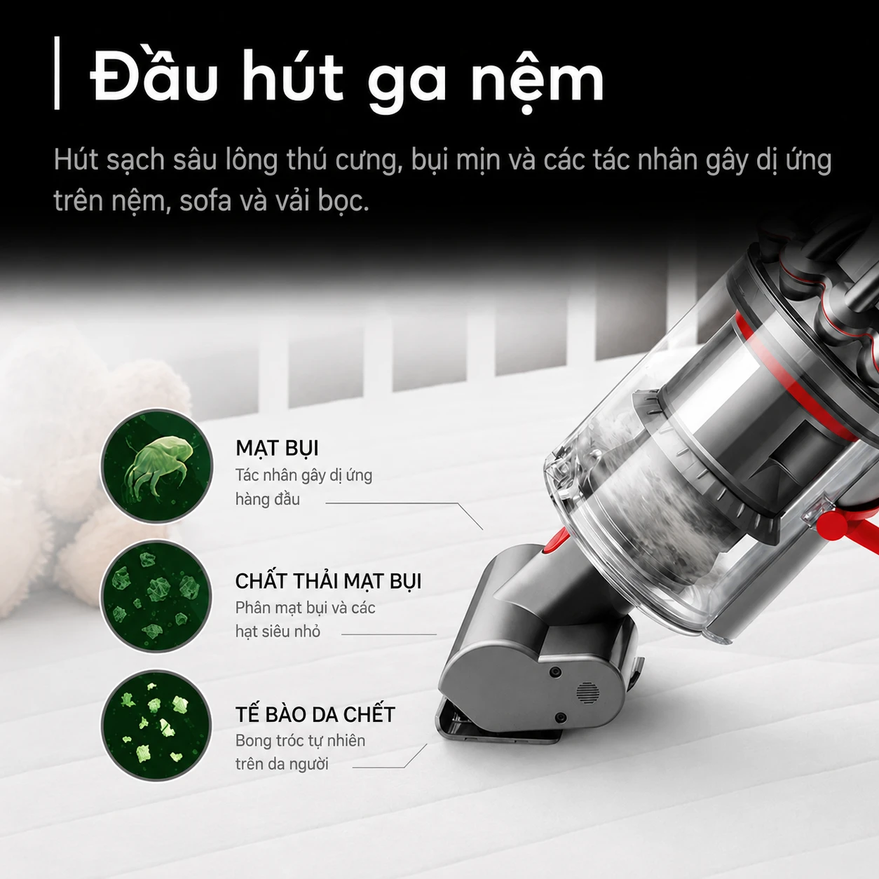 Máy hút bụi cầm tay không dây Dyson V11 Fluffy Kèm Giá Treo 38 image Photoroom 12 1