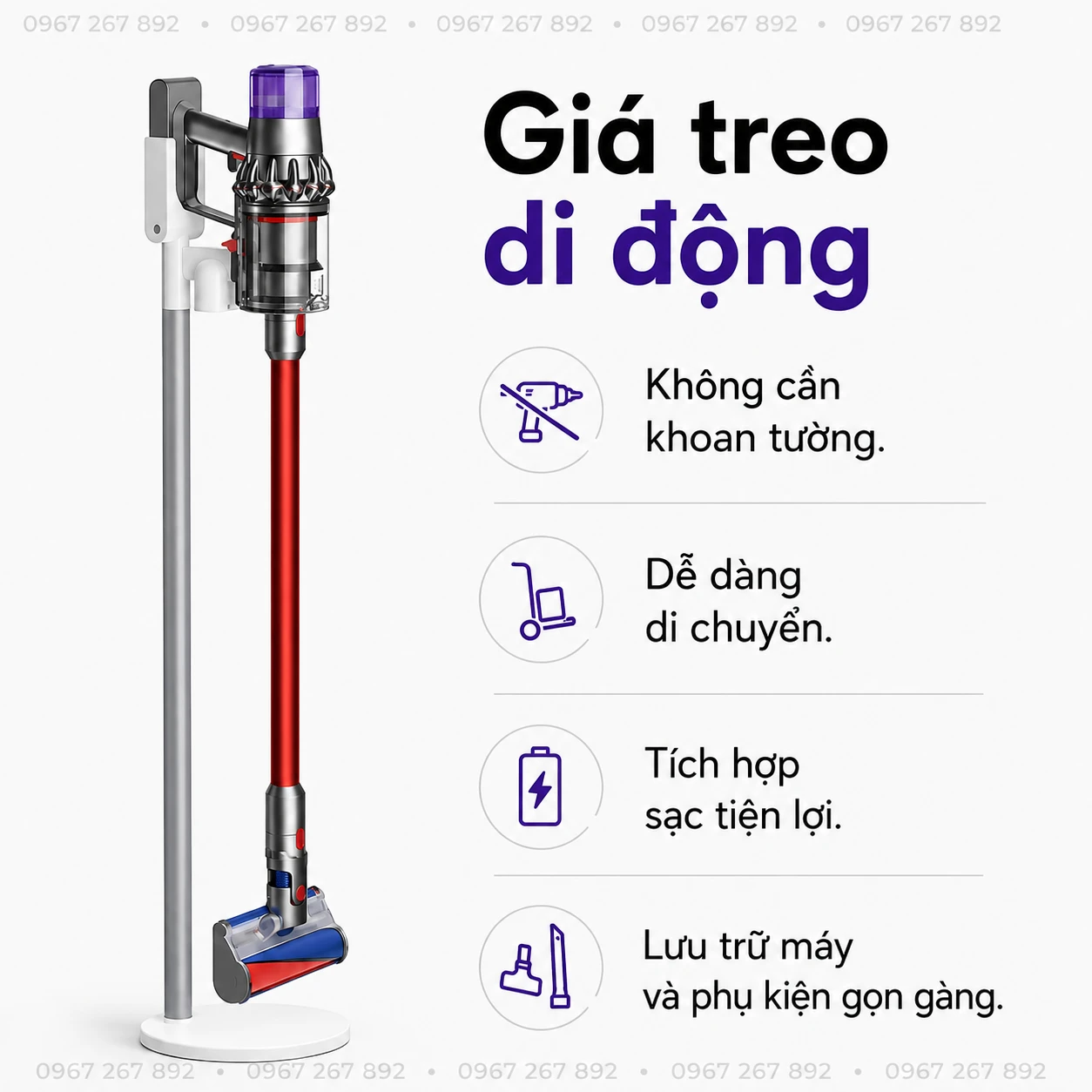Máy hút bụi cầm tay không dây Dyson V11 Fluffy Kèm Giá Treo 24 image Photoroom 14 1