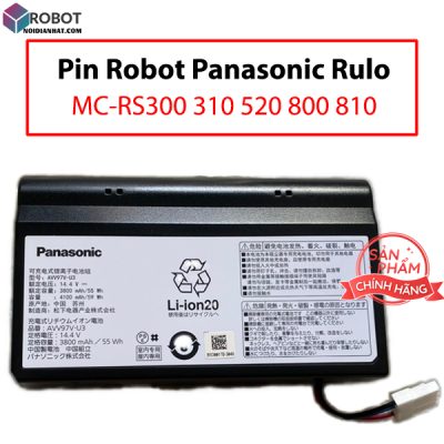 pin robot hút bụi panasonic rulo MC-RS300 310 520 800 810 chính hãng mới