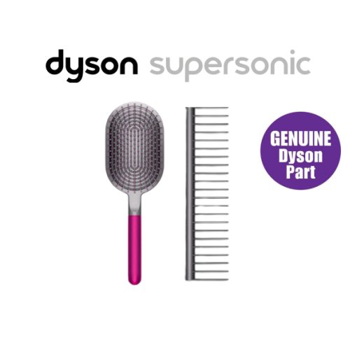 Bộ lược chải tóc dyson hair brush retail chính hãng - Hồng