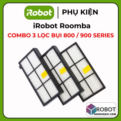 Combo 3 Màng Lọc Hepa Cho Robot iRobot Roomba 800 900 Series