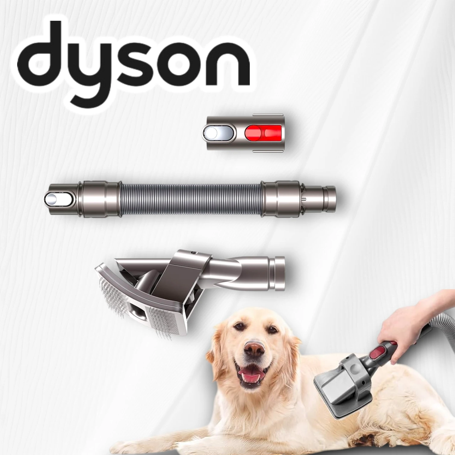 Bộ làm sạch cho thú cưng Dyson pet grooming Kit - Chính hãng 18 Bộ làm sạch cho thú cưng Dyson pet grooming Kit