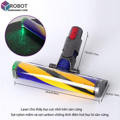 đầu hút dyson laser slim fluffy v12