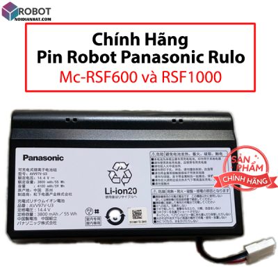 pin robot hút bụi panasonic rulo Mc-RSF600 và RSF1000 chính hãng mới