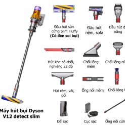 Máy hút bụi Dyson V12 Detect Slim 10 Frame 4224