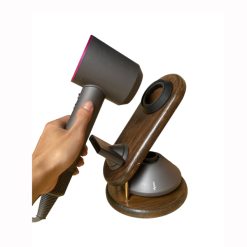 Giá đỡ máy sấy tóc Dyson Supersonic gỗ nguyên chất, nam châm chính hãng 14 Frame 2617