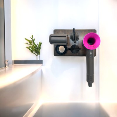 Giá đỡ treo tường cho máy sấy tóc dyson supersonic gỗ nguyên chất linh kiện chính hãng 23 Frame 2627 Photoroom