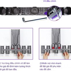 Giá treo đầu hút đa năng cho máy hút bụi Dyson V7 V8 V10 V11 V12 V15 Outsize K9 12 image 1734