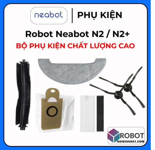 Bộ phụ kiện thay thế cho robot hút bụi lau nhà Neabot N2 / N2 Plus