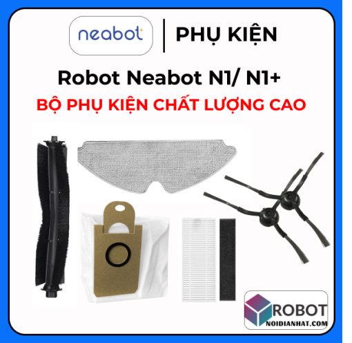 Bộ phụ kiện thay thế cho robot hút bụi lau nhà Neabot N1