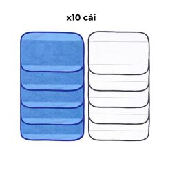 Combo 10 khăn lau khô và ướt cho iRobot Braava 380 380t 320 Mint 4200 5200 9 Frame 2655