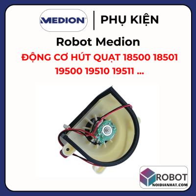 Động Cơ Quạt Robot Hút Bụi Medion 18500 18501 18600 19500 19510 19511 16192 18 Frame 2662