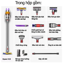Máy hút bụi Dyson V15 Detect Absolute 14 Máy hút bụi Dyson V15 Detect Absolute - Ảnh 2