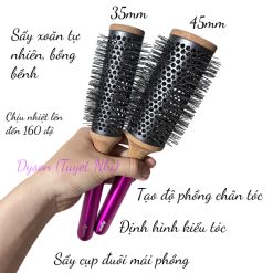 Lược chải tròn có lỗ Dyson Vented Barrel Brush 35mm 45mm 12 Frame 3804
