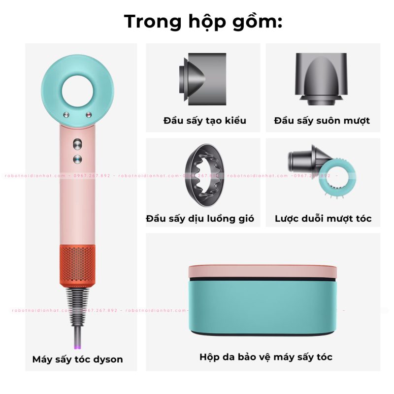 Máy sấy tóc Dyson Supersonic HD15 Ceramic Pop phiên bản đặc biệt 22 Frame 3751 2