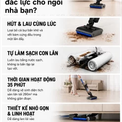 Máy lau nhà hút bụi Dyson WashG1 Wet Floor Cleaner - Ảnh 5