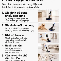 Máy lau nhà hút bụi Dyson WashG1 Wet Floor Cleaner - Ảnh 6