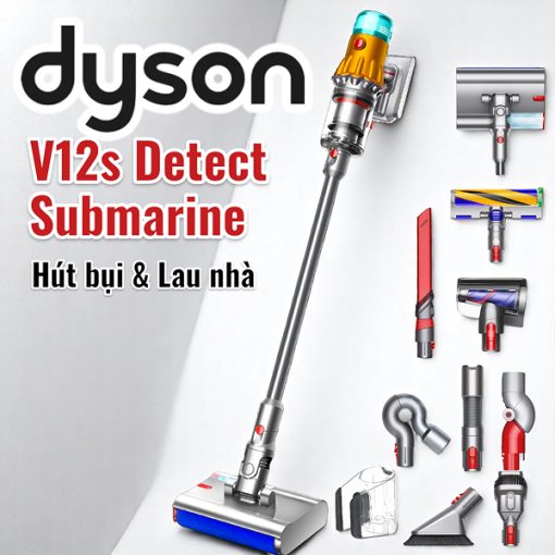 Máy hút bụi lau nhà Dyson V12s Detect Slim Submarine