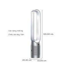 Quạt không cánh và lọc không khí Dyson TP07 (Trắng/Bạc) 14 Frame 3148