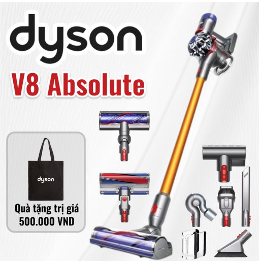 Máy hút bụi Dyson V8 Absolute - Làm Sạch Tuyệt Đối