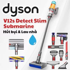 Máy hút bụi lau nhà Dyson V12s Detect Slim Submarine