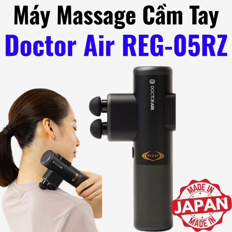 Máy massage cầm tay Doctor air hàng nội địa nhật REG-05RZ 22 Máy massage cầm tay Doctor air hàng nội địa nhật REG-05RZ Chuyên cổ vai gáy