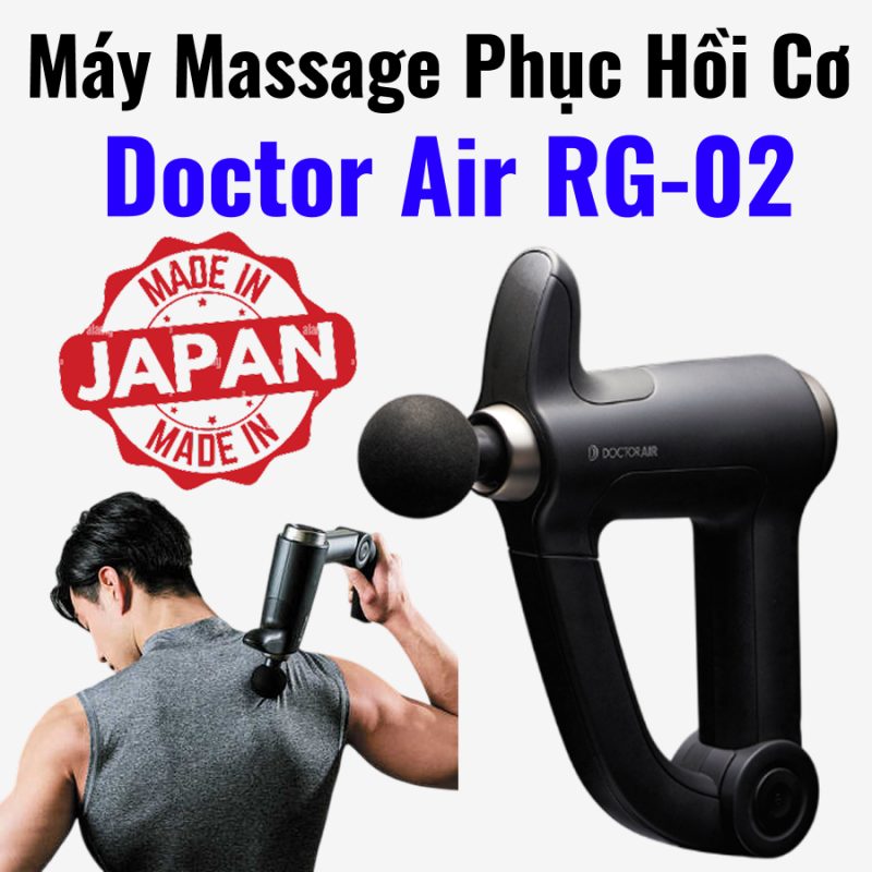 Máy Massage phục hồi cơ nội địa Nhật Bản Doctor Air PRO RG-02BK 16 Máy Massage phục hồi cơ nội địa Nhật Bản Doctor Air PRO RG-02BK