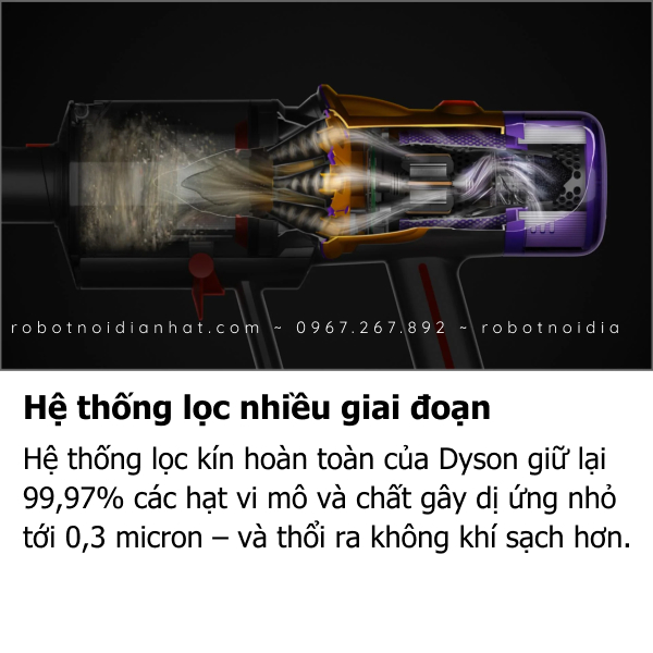 Máy hút bụi Dyson V12 Detect Slim Absolute - Làm Sạch Tuyệt Đối 26 20