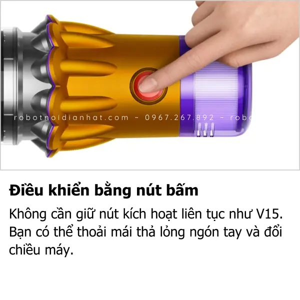 Máy hút bụi Dyson V12 Detect Slim Absolute - Làm Sạch Tuyệt Đối 31 22