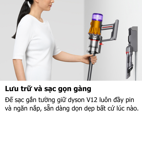 Máy hút bụi Dyson V12 Detect Slim Absolute - Làm Sạch Tuyệt Đối 33 30