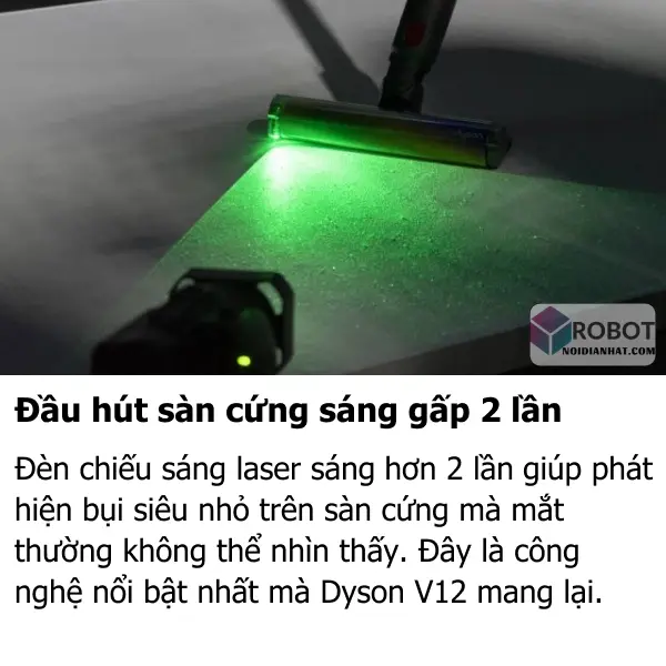 Máy hút bụi Dyson V12 Detect Slim Absolute - Làm Sạch Tuyệt Đối 22 Gen5 12