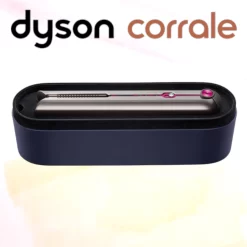 Hộp đựng máy duỗi tóc Dyson Corrale bằng da màu xanh phổ
