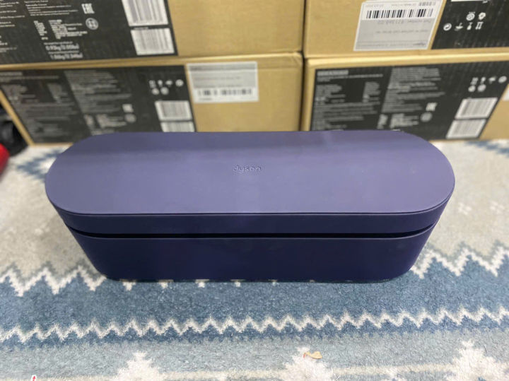 Hộp đựng máy duỗi tóc Dyson Corrale bằng da màu xanh phổ 16 1d5da49e d880 42aa 83c5 ba441baa1359