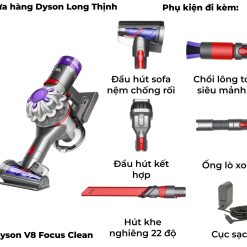 Máy hút bụi cầm tay Dyson V8 Focus Clean 13 Frame 4268 1