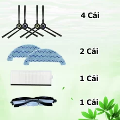 BỘ PHỤ KIỆN LÀM SẠCH CHẤT LƯỢNG CAO CHO ROBOT FRICO FC-VC145 12 Frame 4508 Photoroom