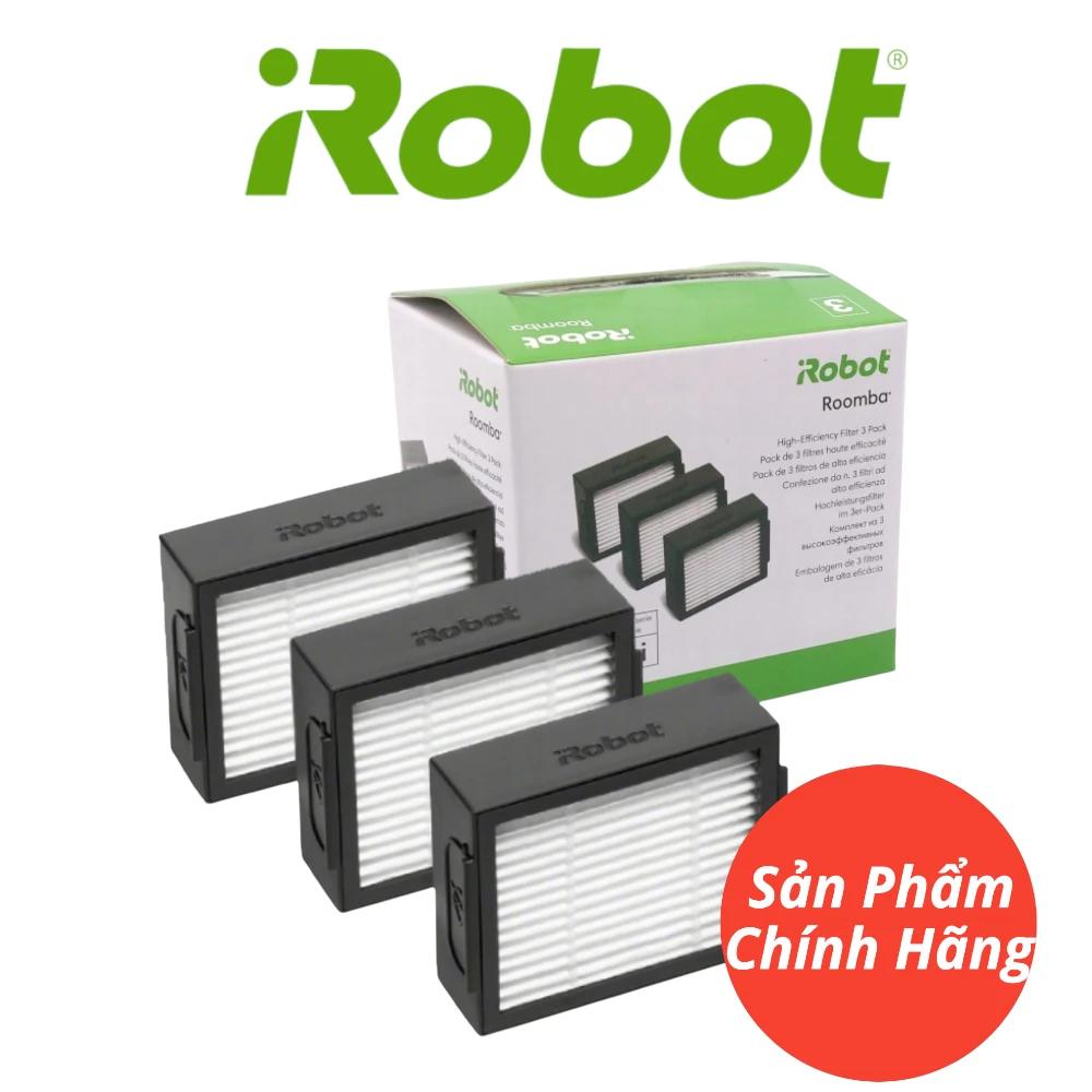 Combo 3 lọc bụi iRobot Roomba E I J Series - Hàng Chính Hãng 8 Combo 3 lọc bụi iRobot Roomba E I J Series