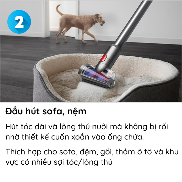 Máy hút bụi không dây Dyson V11 Origin, Làm sạch sàn gỗ men, Hút nệm chống rối 33 v11 origin