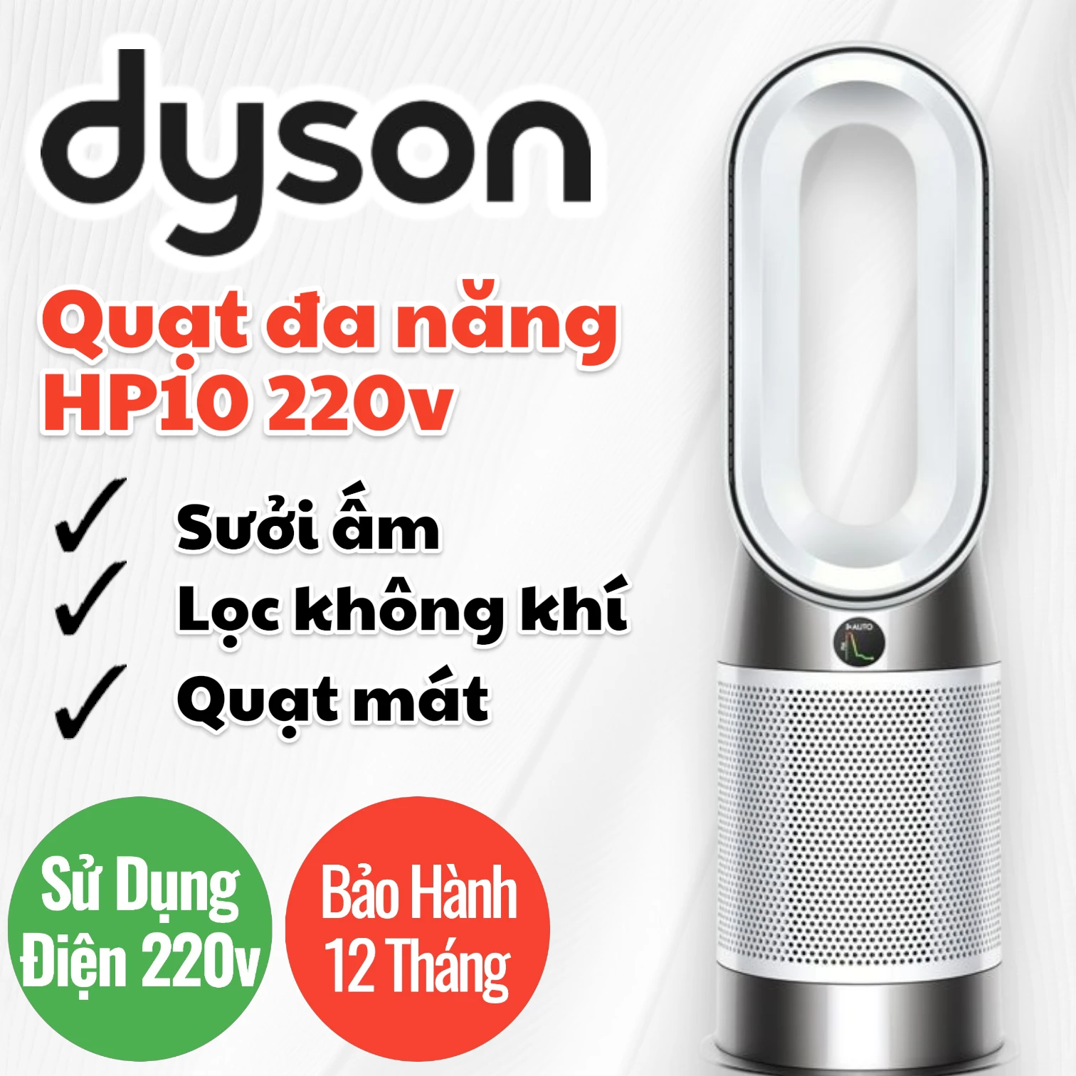 Máy Lọc Không Khí Kiêm Quạt Mát Và Sưởi Ấm Dyson Gen1 HP10 - Màu Trắng 18 5 Photoroom