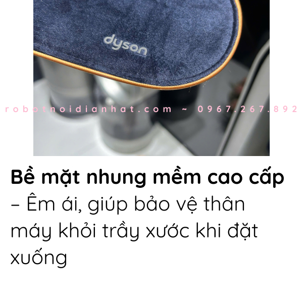 Thảm nhung chịu nhiệt cho máy sấy duỗi Dyson Airstrait Velvet heat-resistant mat 9 Thảm nhung chịu nhiệt cho máy sấy duỗi Dyson Airstrait Velvet heat-resistant mat - Ảnh 7