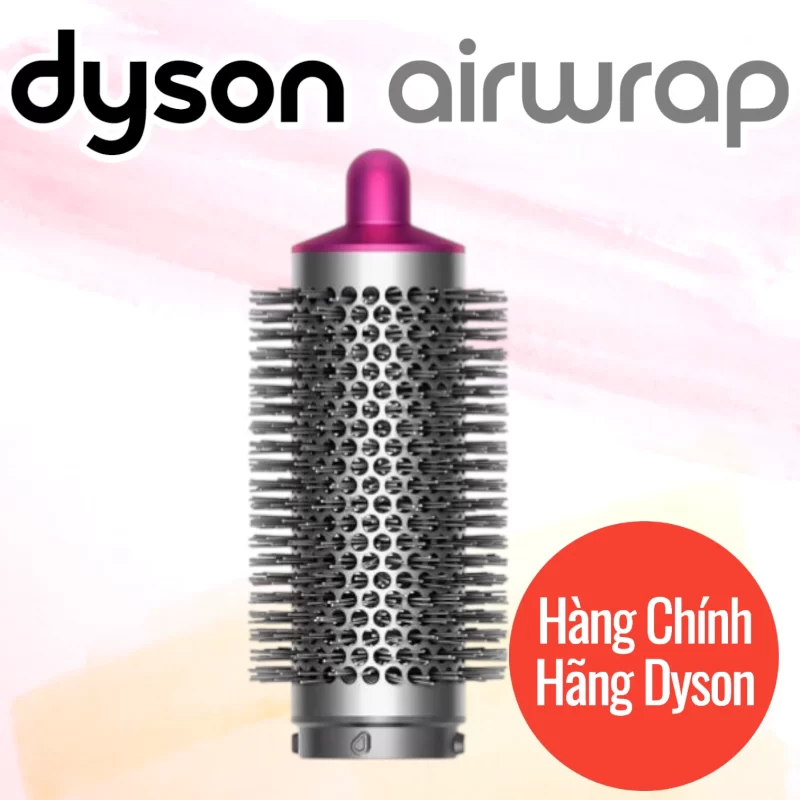 Lược Chải Tròn Tạo Phồng Tóc Dyson Airwrap Round Brush Size Trung Màu Hồng