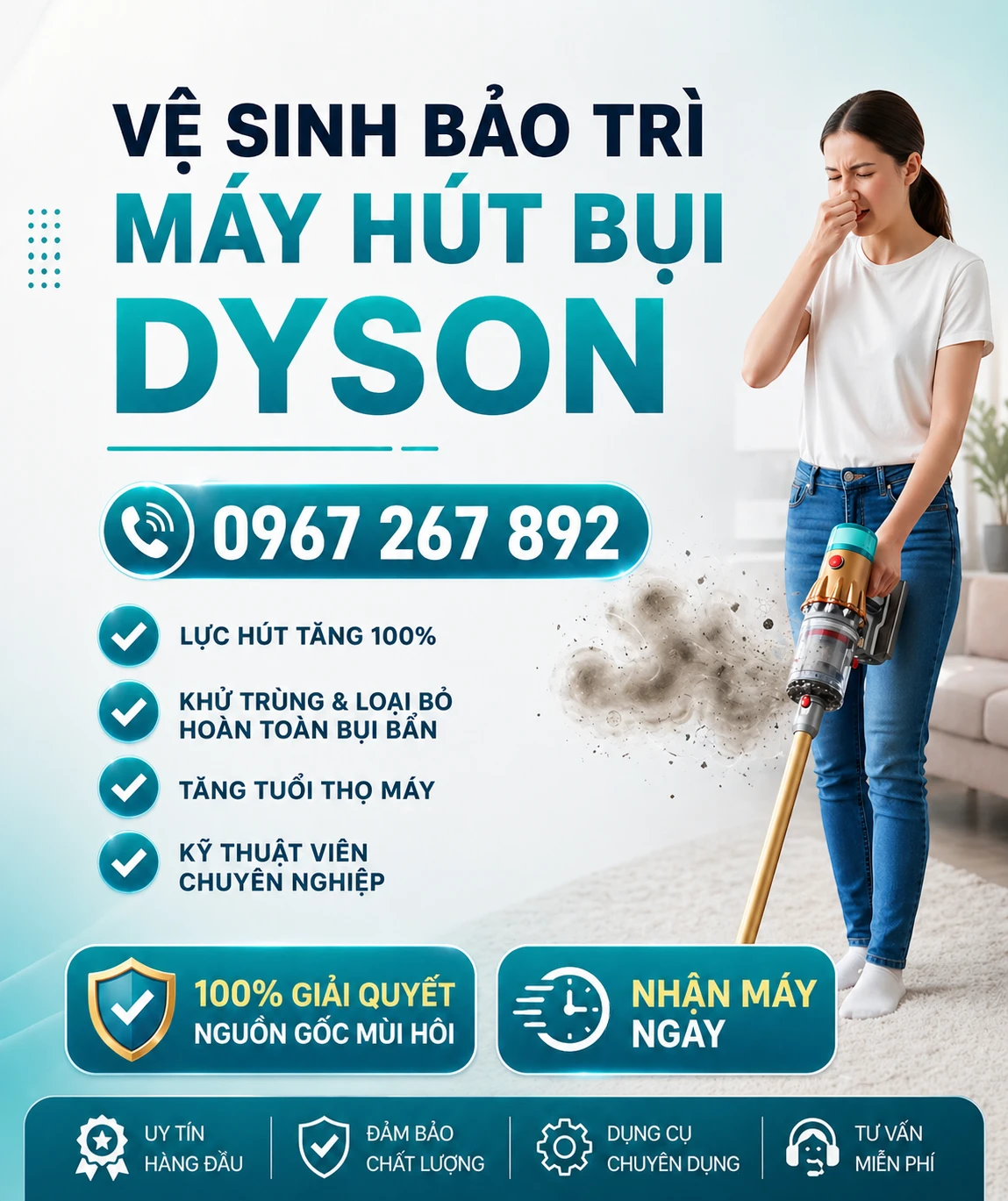Máy hút bụi dyson phát ra mùi hôi dù đã thay lọc mới và cách xử lý 1 image Photoroom 4 3