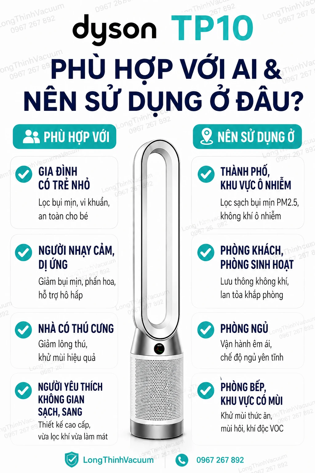 Máy lọc không khí Dyson Purifier Cool Gen1 TP10 6 Máy lọc không khí Dyson Purifier Cool Gen1 TP10 - Ảnh 5