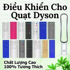 Điều khiển quạt không cánh lọc khí Dyson các phiên bản
