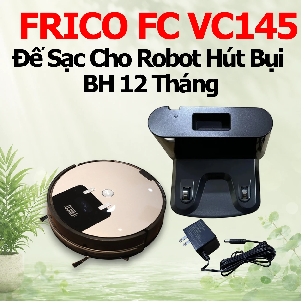 Bộ đế sạc cho robot hút bụi Frico FC VC145 - Hàng Mới 100% 5 Frame 4657 Photoroom 1