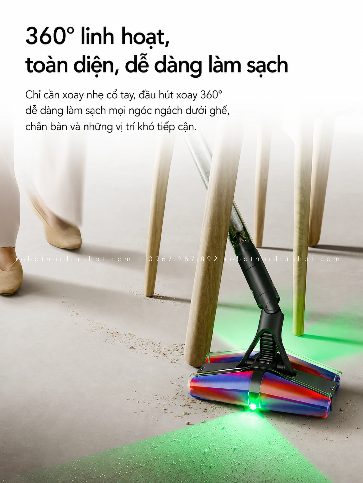 Máy hút bụi Dyson PencilVac Fluffycones 7 Máy hút bụi Dyson PencilVac Fluffycones - Ảnh 6