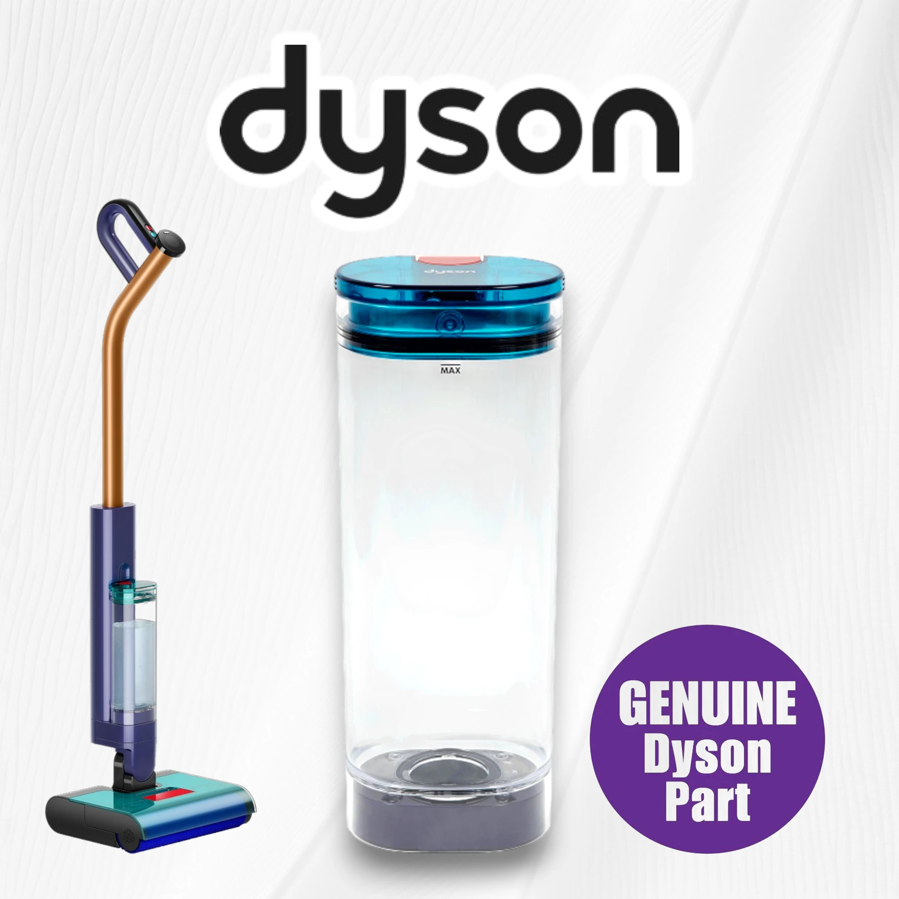 Bình chứa nước sạch cho máy lau nhà Dyson Clean+Wash Hygiene Clean Water Tank 4 Bình chứa nước sạch cho máy lau nhà Dyson Clean+Wash Hygiene Clean Water Tank