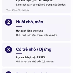 Máy hút bụi Dyson V11 Animal Plus - 120 phút làm sạch - Ảnh 4
