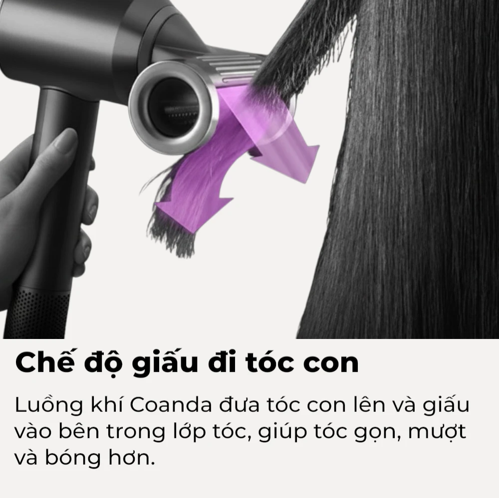 Lược duỗi mượt tóc con Flyaway Smoother cho máy sấy tóc Dyson Supersonic Travel HD19 14 white Photoroom 7